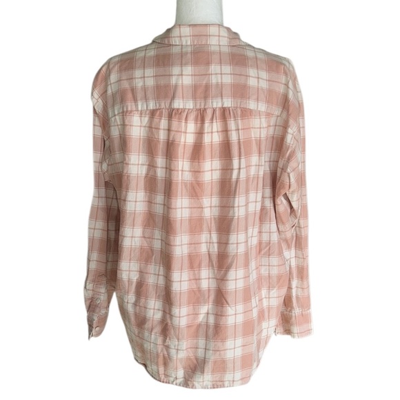 Madewell Central Long Sleeve Button Down Shirt in Danville Plaid - L - Picture 8 of 12
